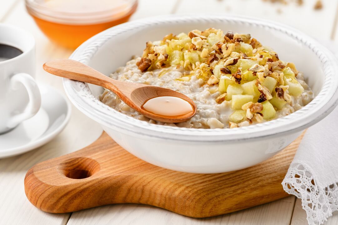 fruit oatmeal to lose weight