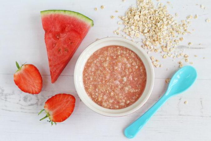 watermelon and oatmeal to lose weight