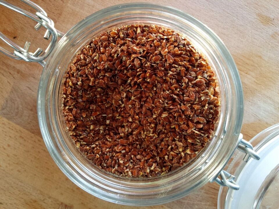 dry flax seeds to lose weight