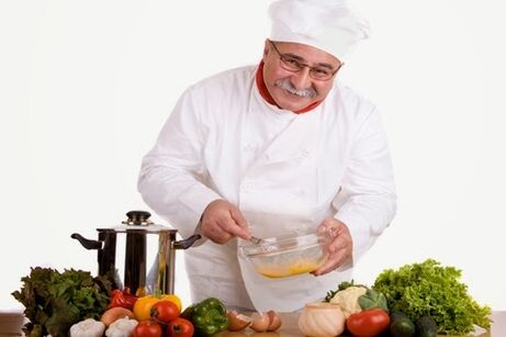 a person who prepares food for proper nutrition